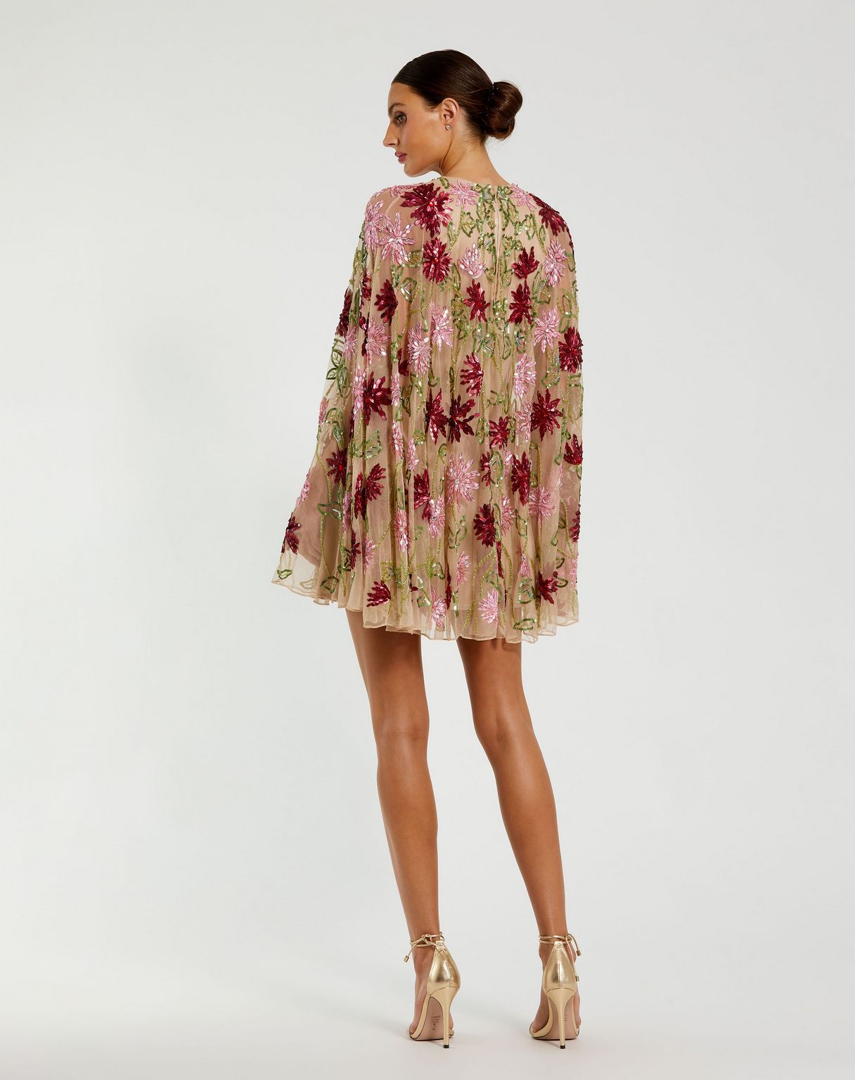 Mac Duggal 6123 Short Sequin A Line Mini Cocktail Dress