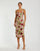 Cocktail Dresses Short Cocktail Floral Dress Nude Multi