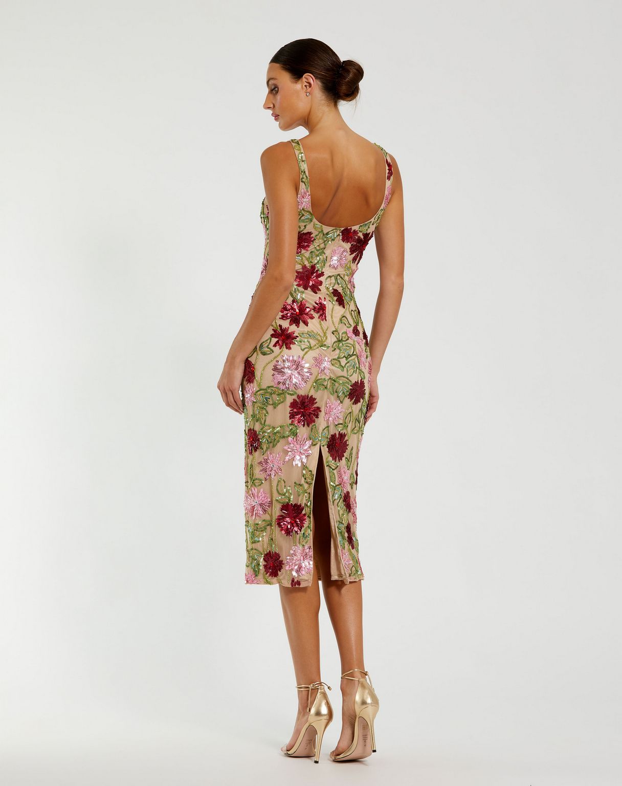 Mac Duggal 6124 Short Cocktail Floral Dress