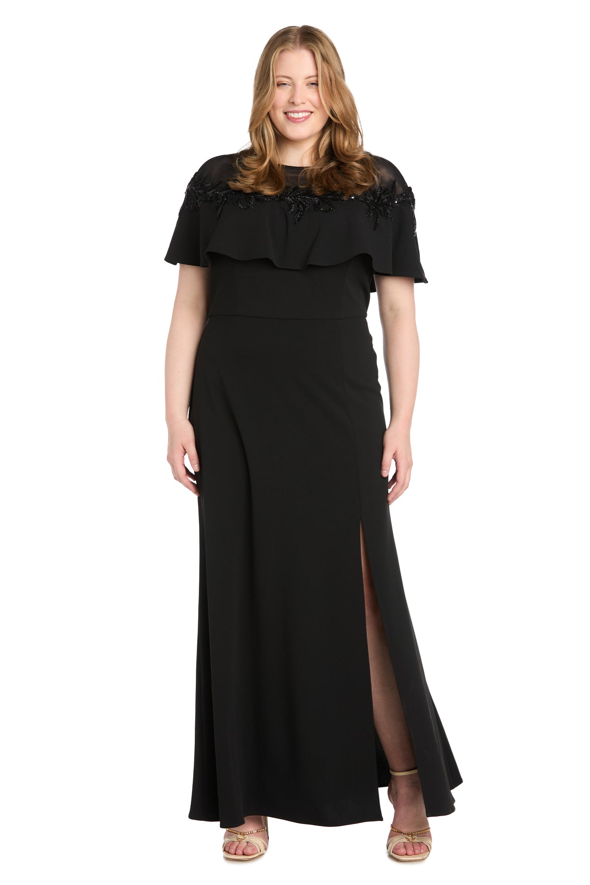 Plus Size Dresses Long Evening Formal Plus Size Dress Black 