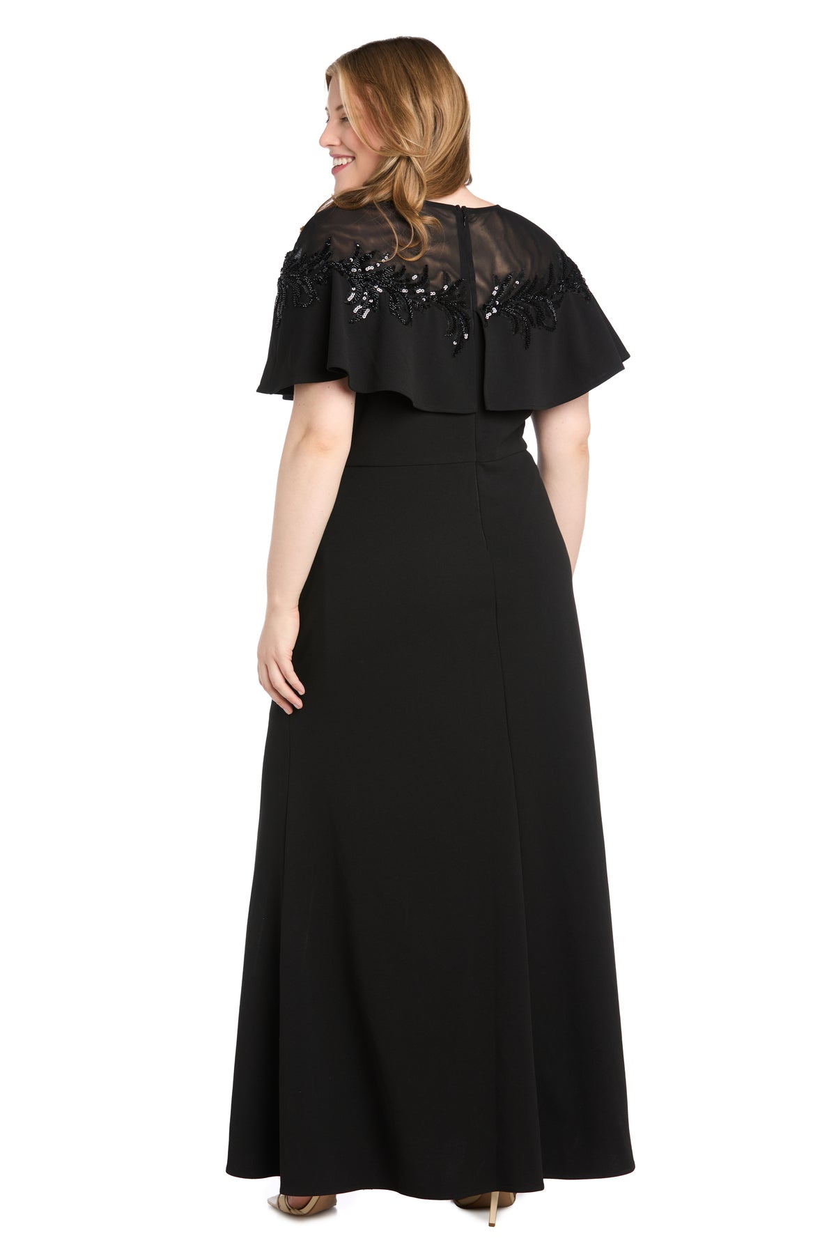 R&M Richards 6134W Long Formal Plus Size Dress