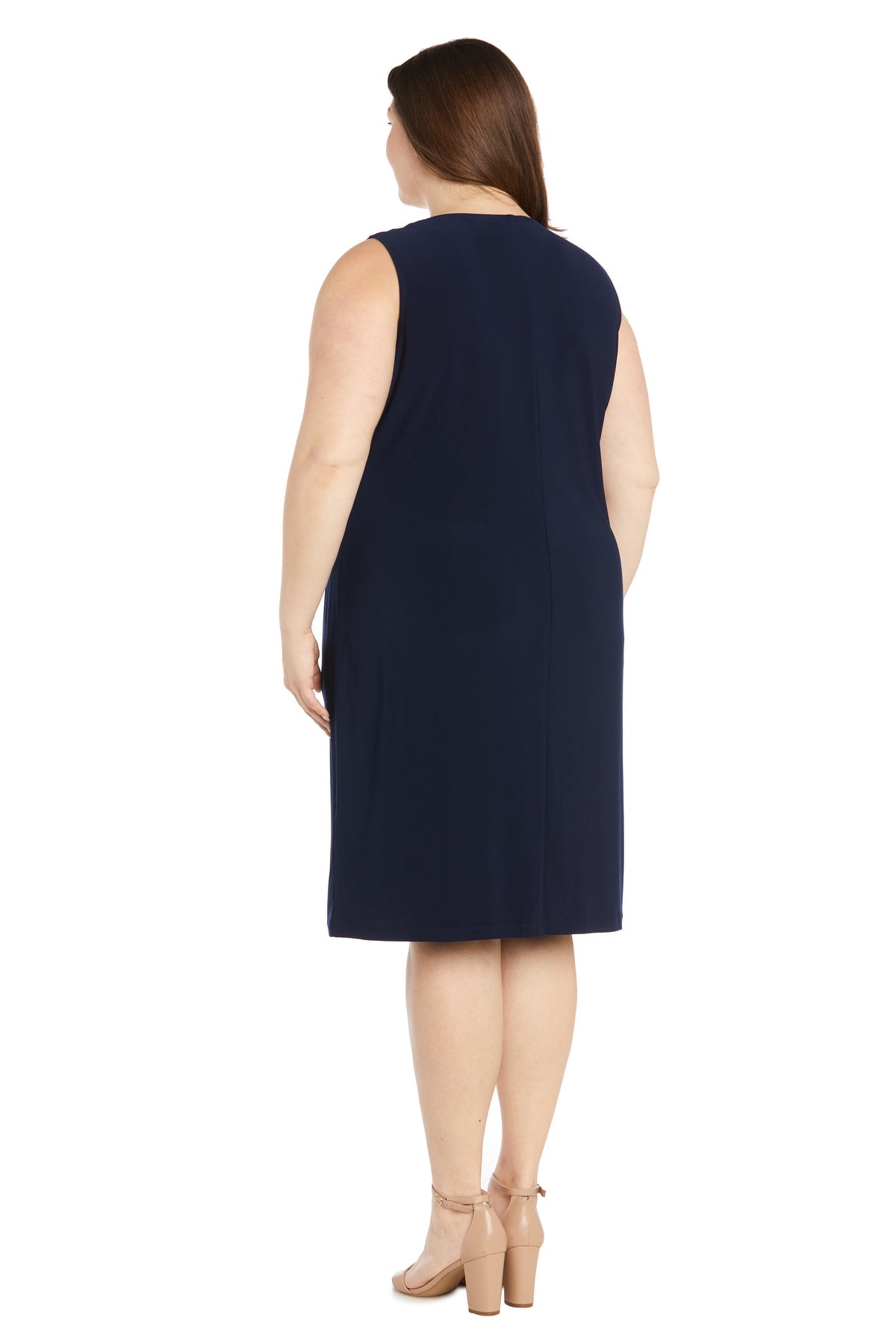 R&M Richards 6145W Plus Size Short Sequin Jacket Dress
