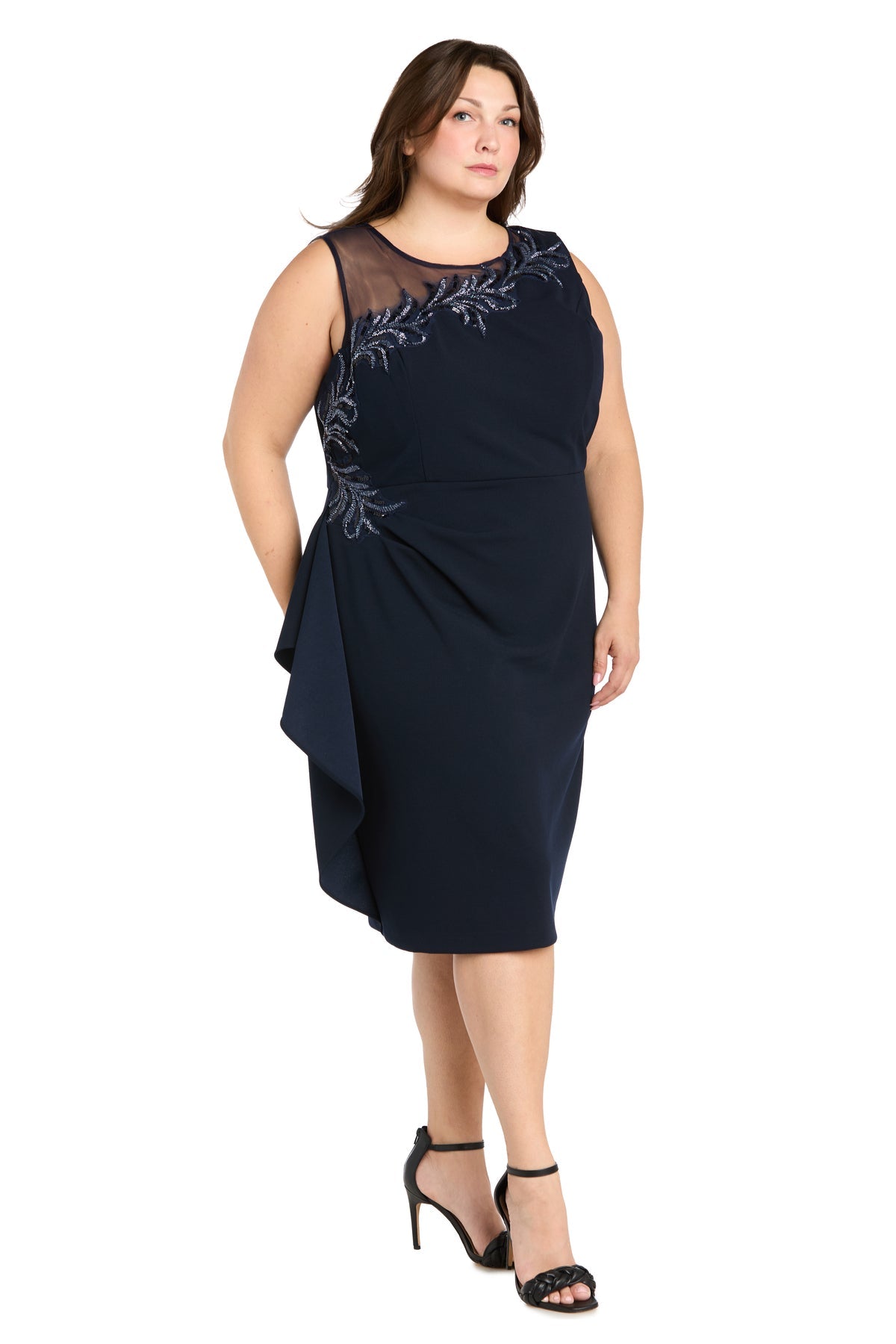R&M Richards 6151W Short Cocktail Plus Size Dress