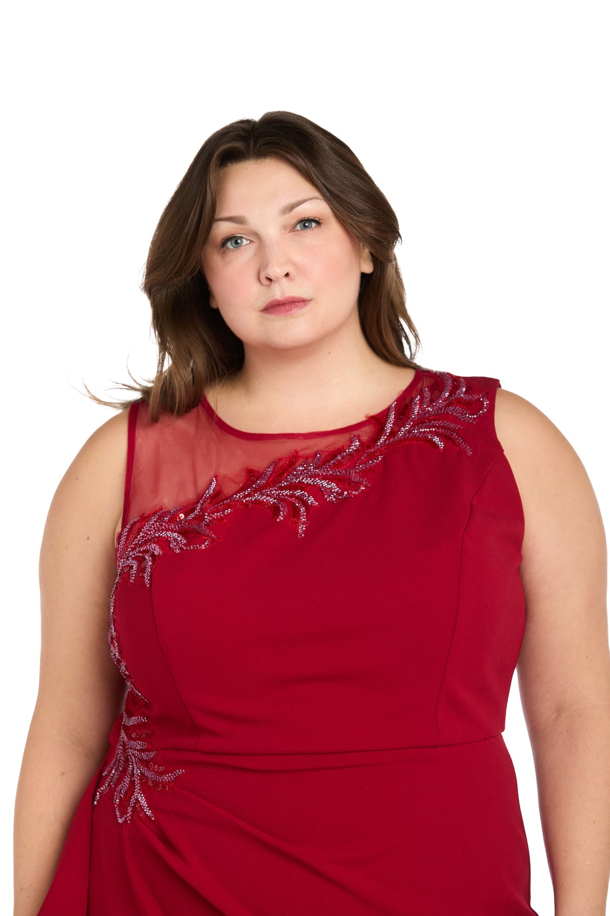 R&M Richards 6151W Short Cocktail Plus Size Dress