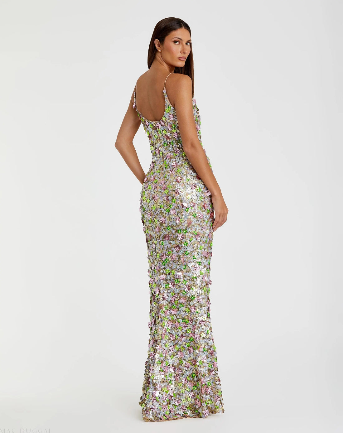 Prom Dresses Fitted Formal Prom Long Dress Pastel Multi