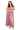 Plus Size Dresses Long Floral Pleated Formal Plus Size Dress Pink/Multi