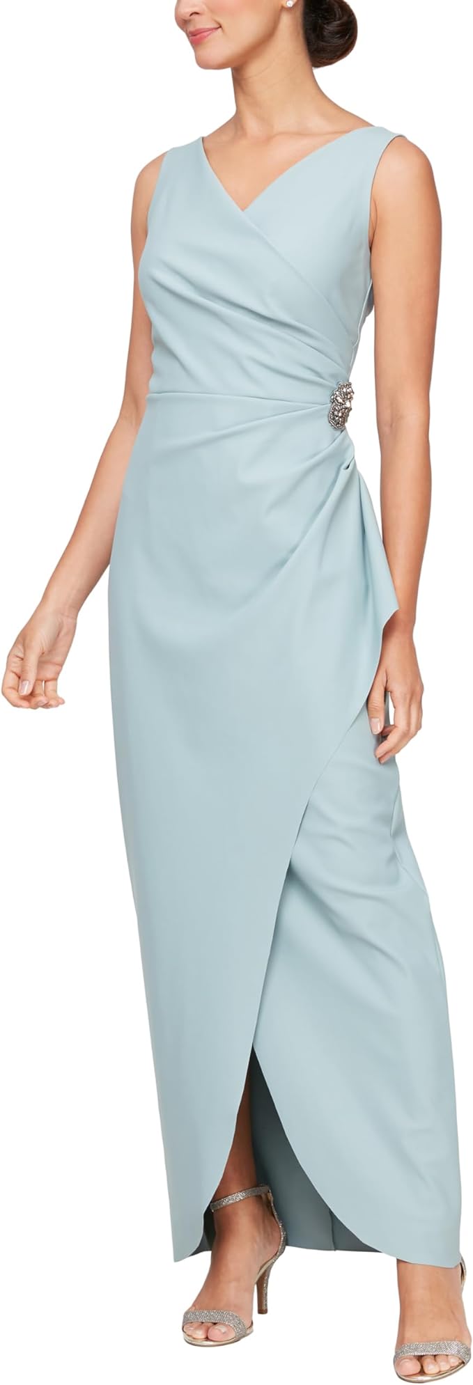 Alex Evenings AE134200 Sleeveless Long Formal Dress | The Dress Outlet Alex Evenings AE134200 Sleeveless Long Formal Dress | The Dress Outlet