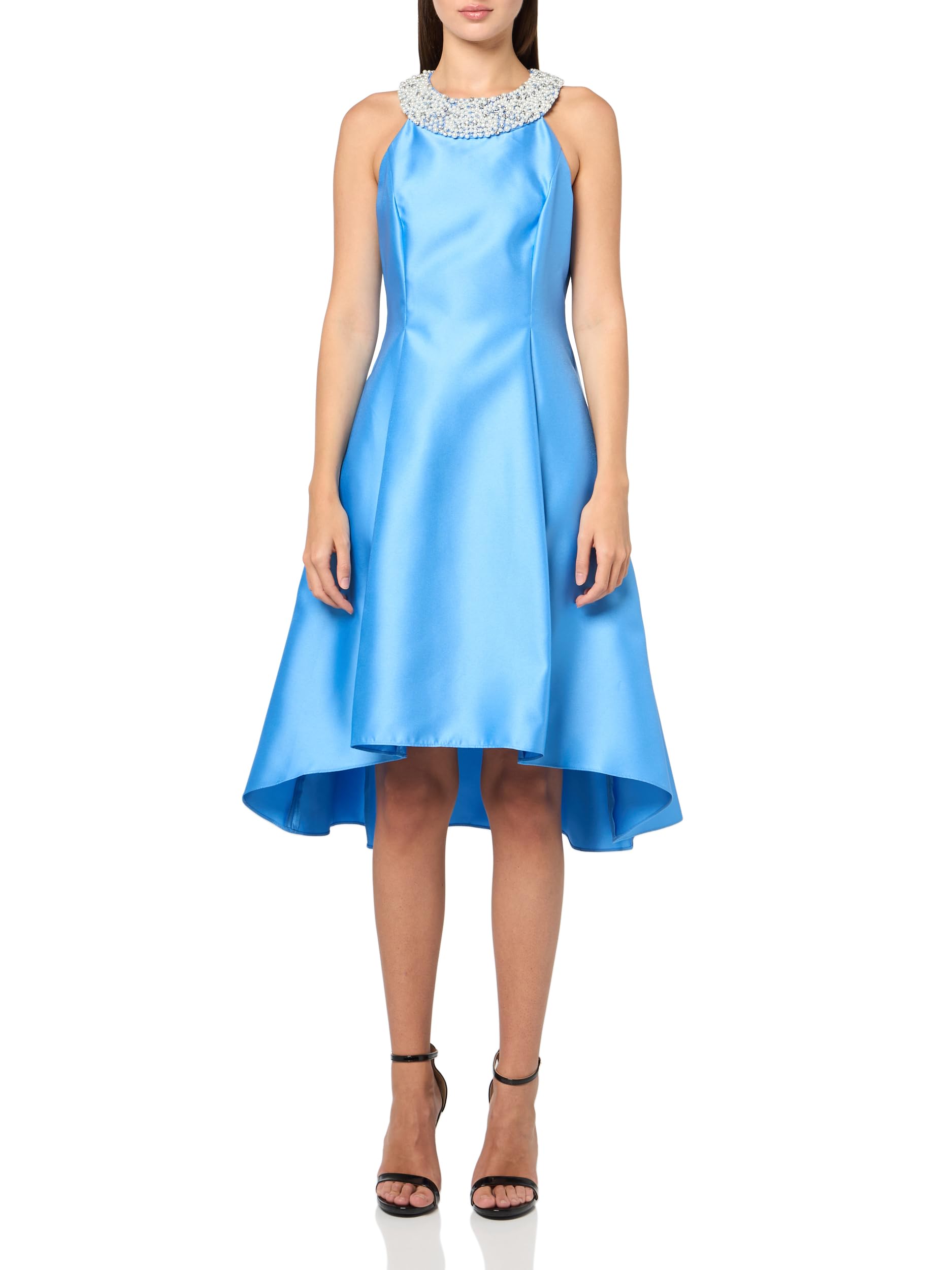 adrianna papell cocktail & party dresses on sale AP1E207350 High Low Satin Halter Dress With over 45 years Size:4XL (women) parentId:227238 Vintage Dresses Womens Plus