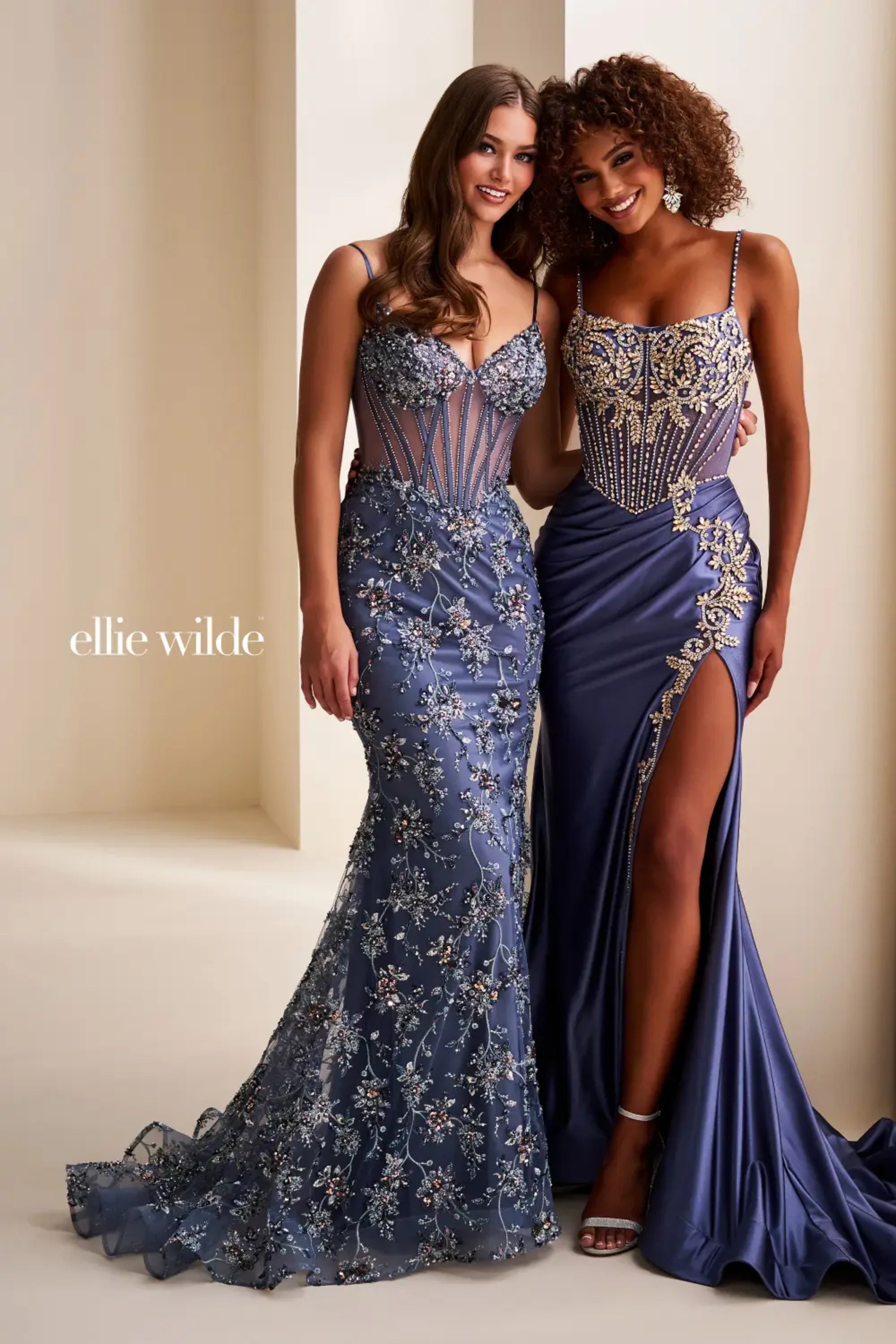 slim fit dress slacks MGNY By Mori Lee 72940 main image 1
