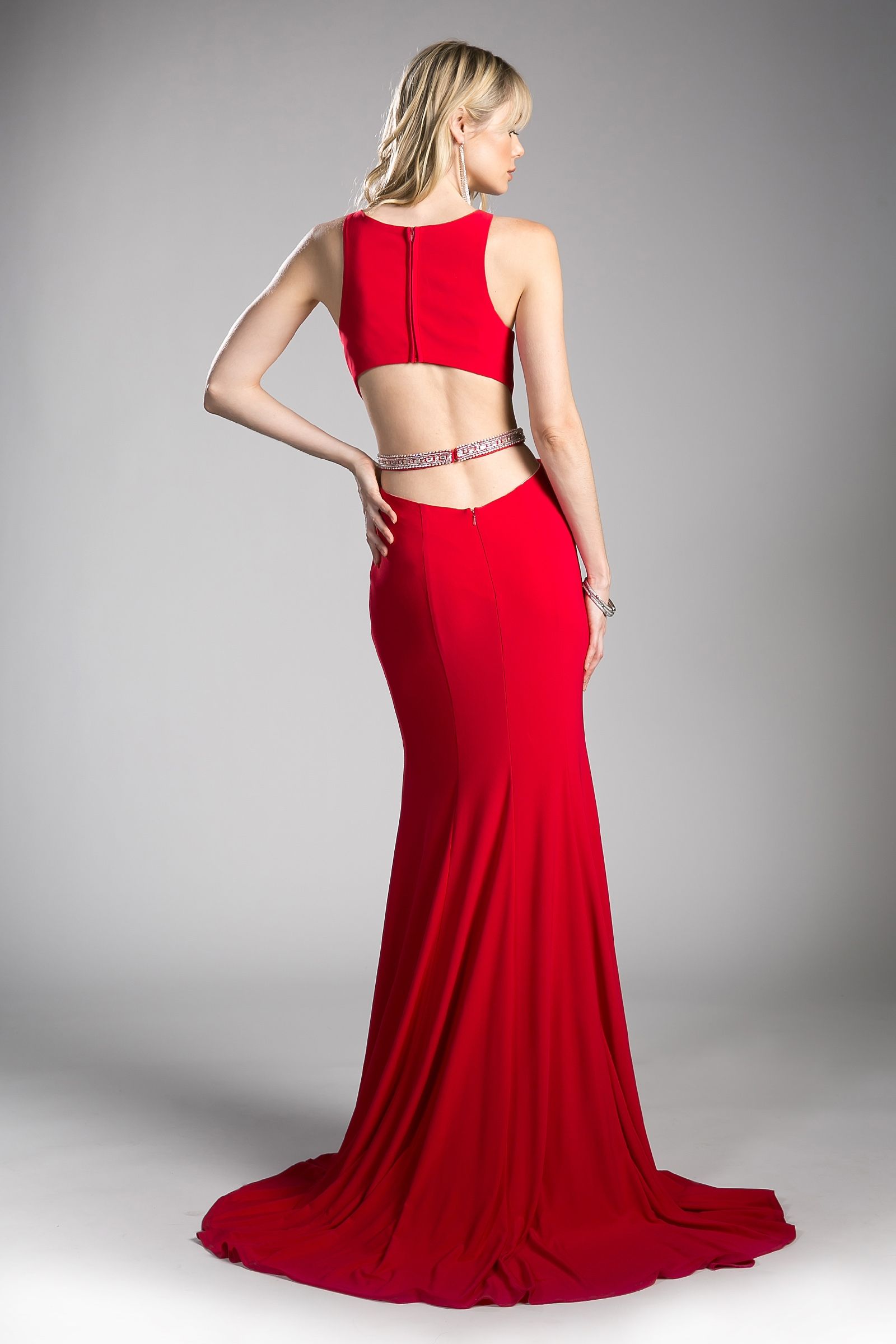 Prom Dresses Formal Long Beaded Evening Prom Dress Red