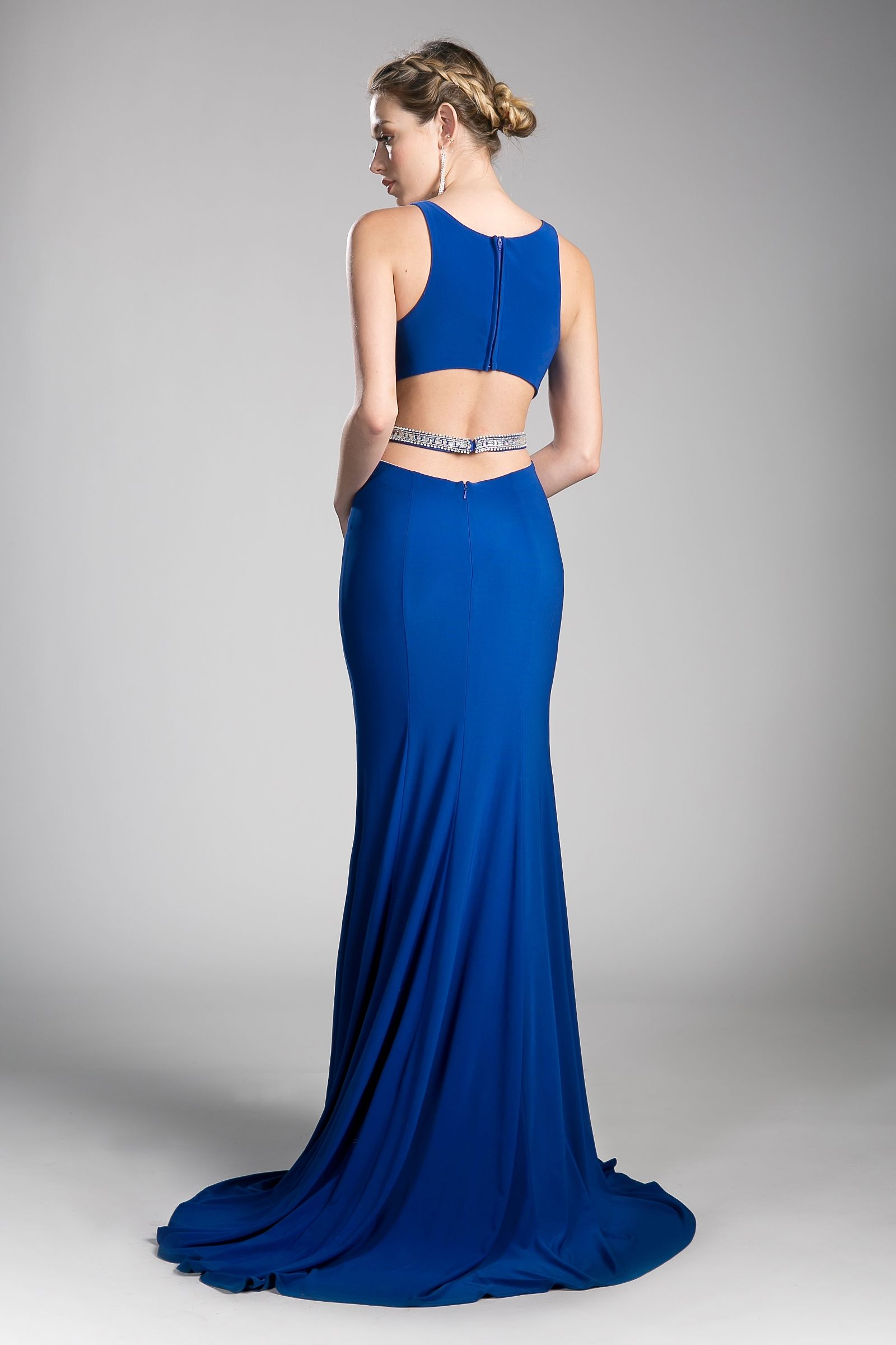 Prom Dresses Formal Long Beaded Evening Prom Dress Royal