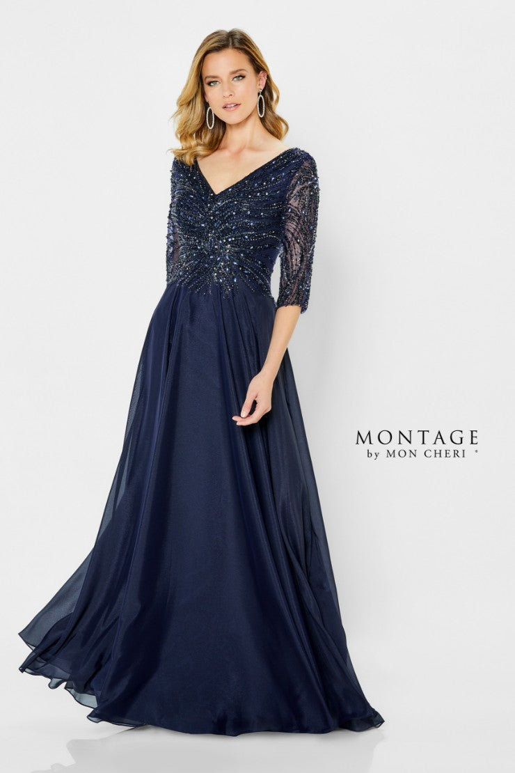 Montage 116950 Long Evening A Line Formal Mother of the Bride Dress