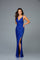 Prom Dresses Prom Formal Long Sequin Slit Dress Royal