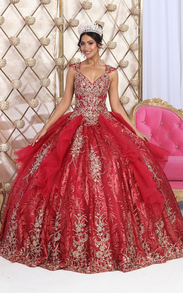 Sweetheart Floor-Length Tulle Quinceañera Ball Gown May Queen LK231