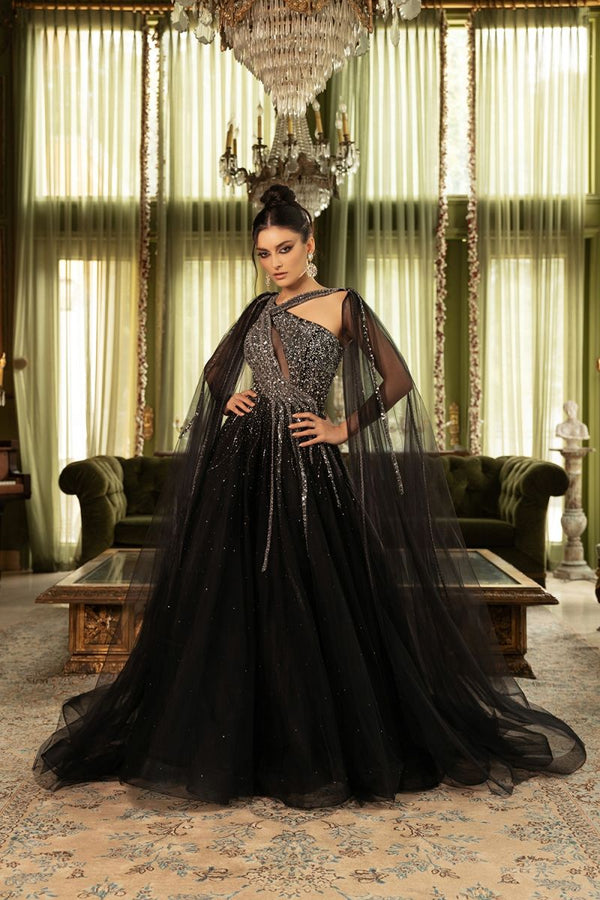 One-Shoulder Floor-Length Tulle Prom Ball Gown May Queen RQ8188
