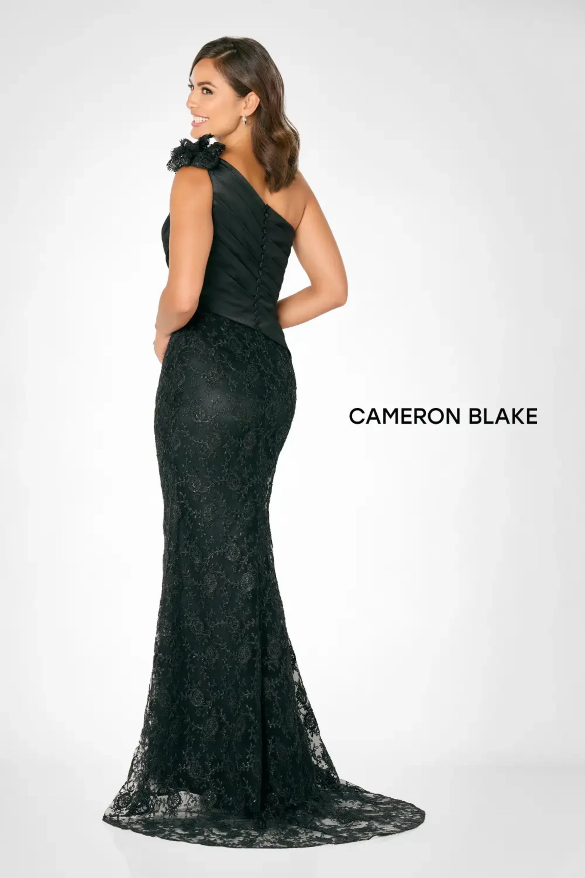 Cameron Blake CB796 Long Sequin Evening Formal Dress