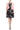 Cocktail Dresses Short Floral Print Bolero Cocktail Dress Blush Black