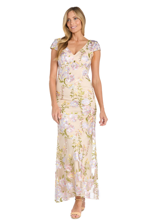 R&M Richards 6644 Long Formal Mother of the Bride Dress