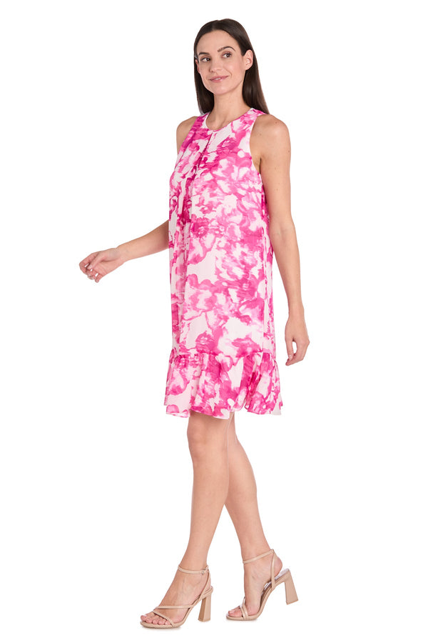 Printed Short Petite Dress Cocktail R&M Richards 6655P