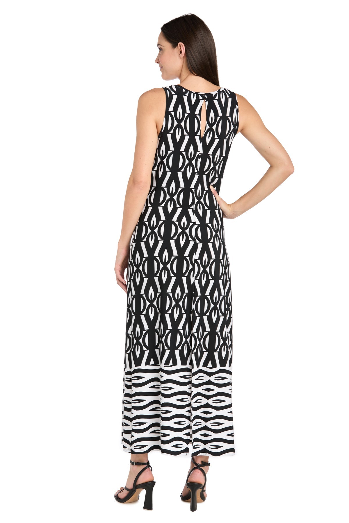 R&M Richards 6673P Petite Long Formal Maxi Dress