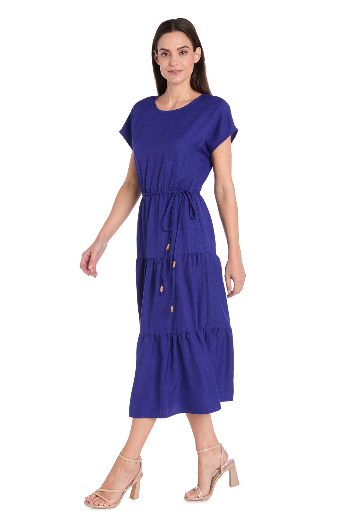 R&M Richards 6680 Short A Line Midi Length Cocktail Dress