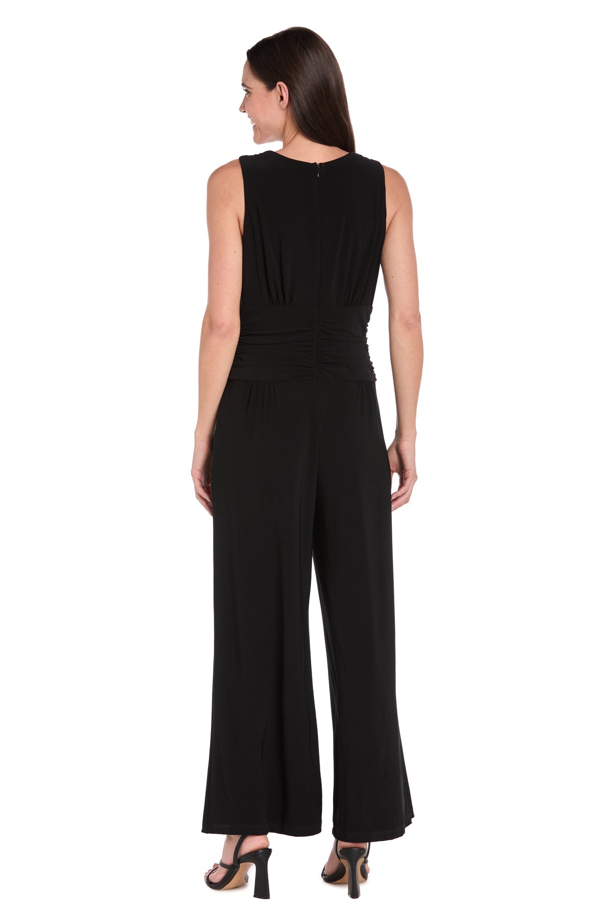 R&M Richards 6687P Long Formal Petite Jumpsuit