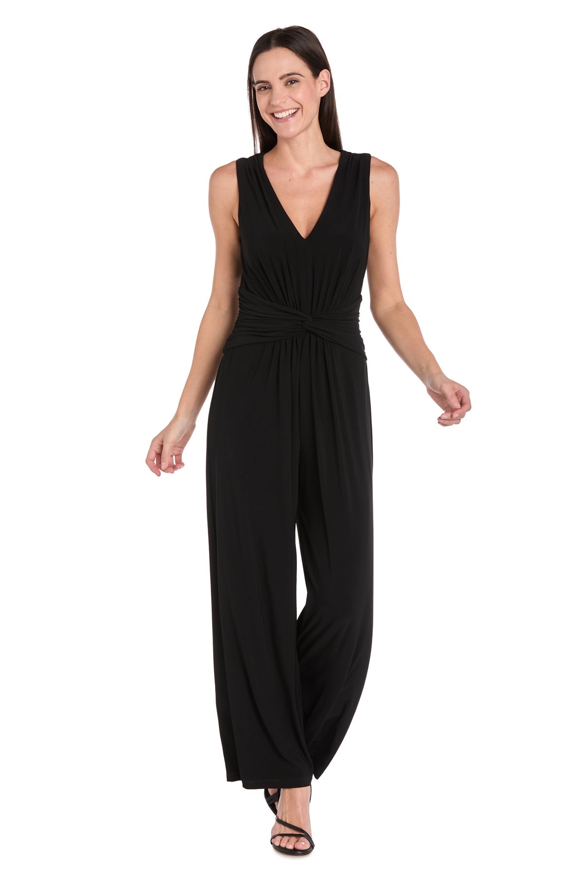 R&M Richards 6687P Long Formal Petite Jumpsuit