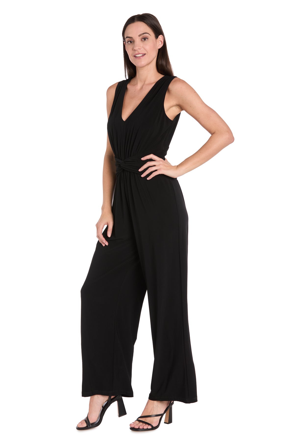R&M Richards 6687P Long Formal Petite Jumpsuit