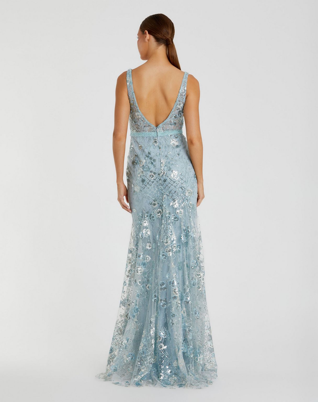 Mac Duggal 67481 Prom Long Sleeveless Formal Dress