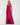 Prom Dresses High Low Taffeta Ruffle Dress Magenta