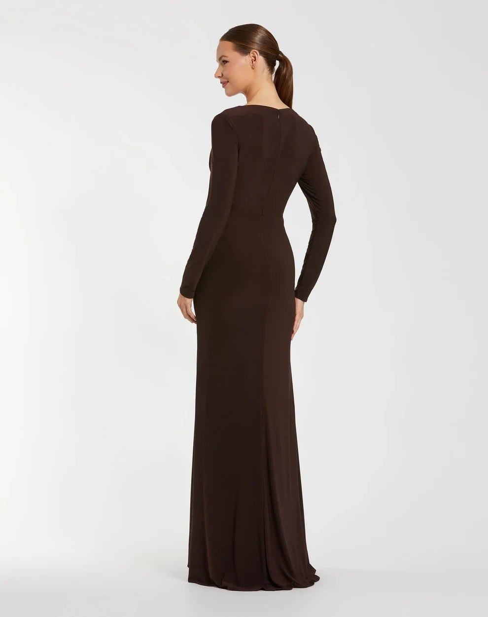 Mac Duggal Long Sleeve Formal Evening Dress 67848 - The Dress Outlet