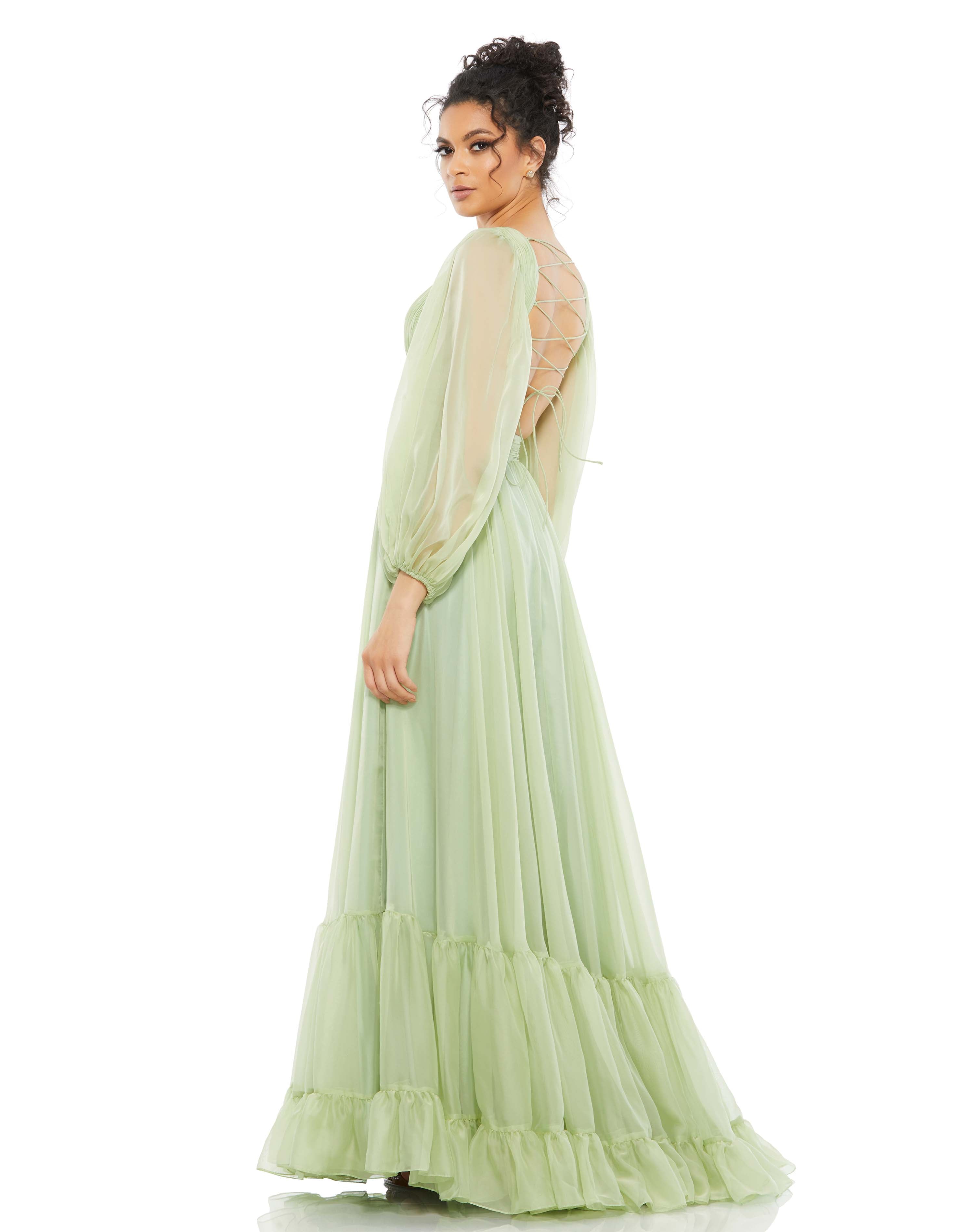Mac Duggal Long Sleeve Formal Evening Gown 67948 - The Dress Outlet