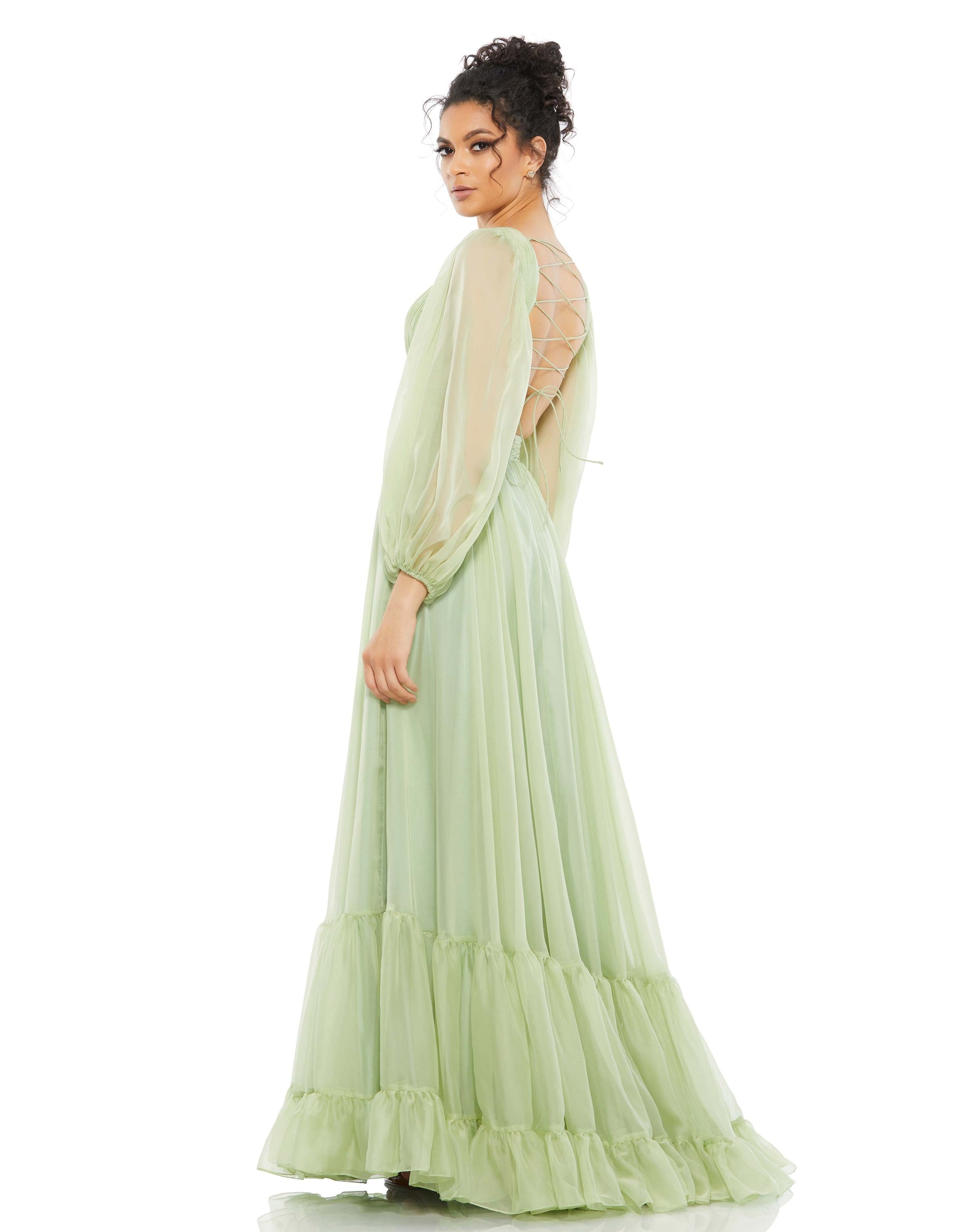 Mac Duggal 67948 Long Sleeve Formal Evening Gown