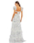Formal Dresses  Long Ruffled Formal Maxi Dress White Multi