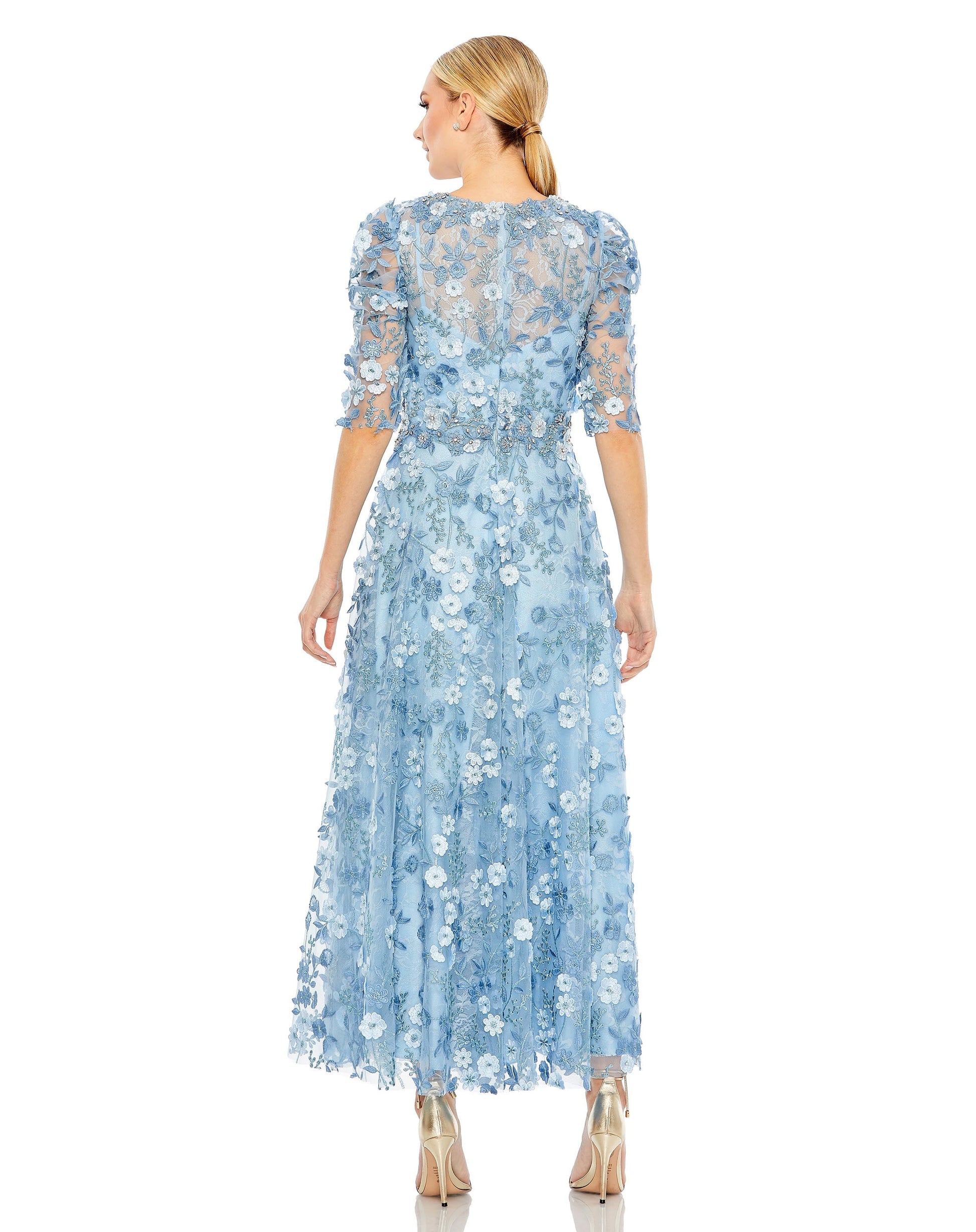 Mac Duggal 68193 Formal Prom Long Floral Dress