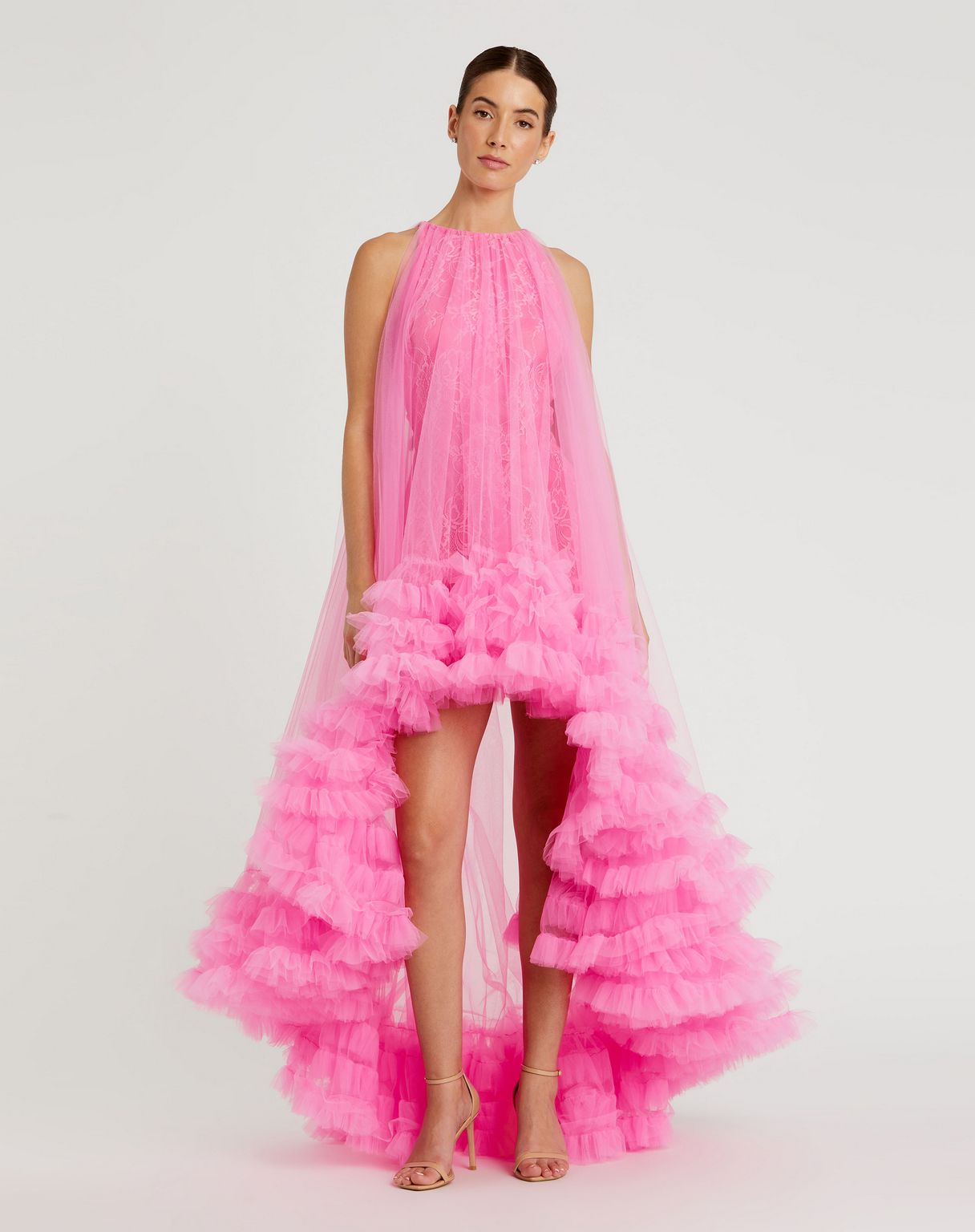 Prom Dresses Prom High Low Formal Dress Hot Pink