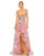 Prom Dresses High Low Floral Prom Dress Pink Multi