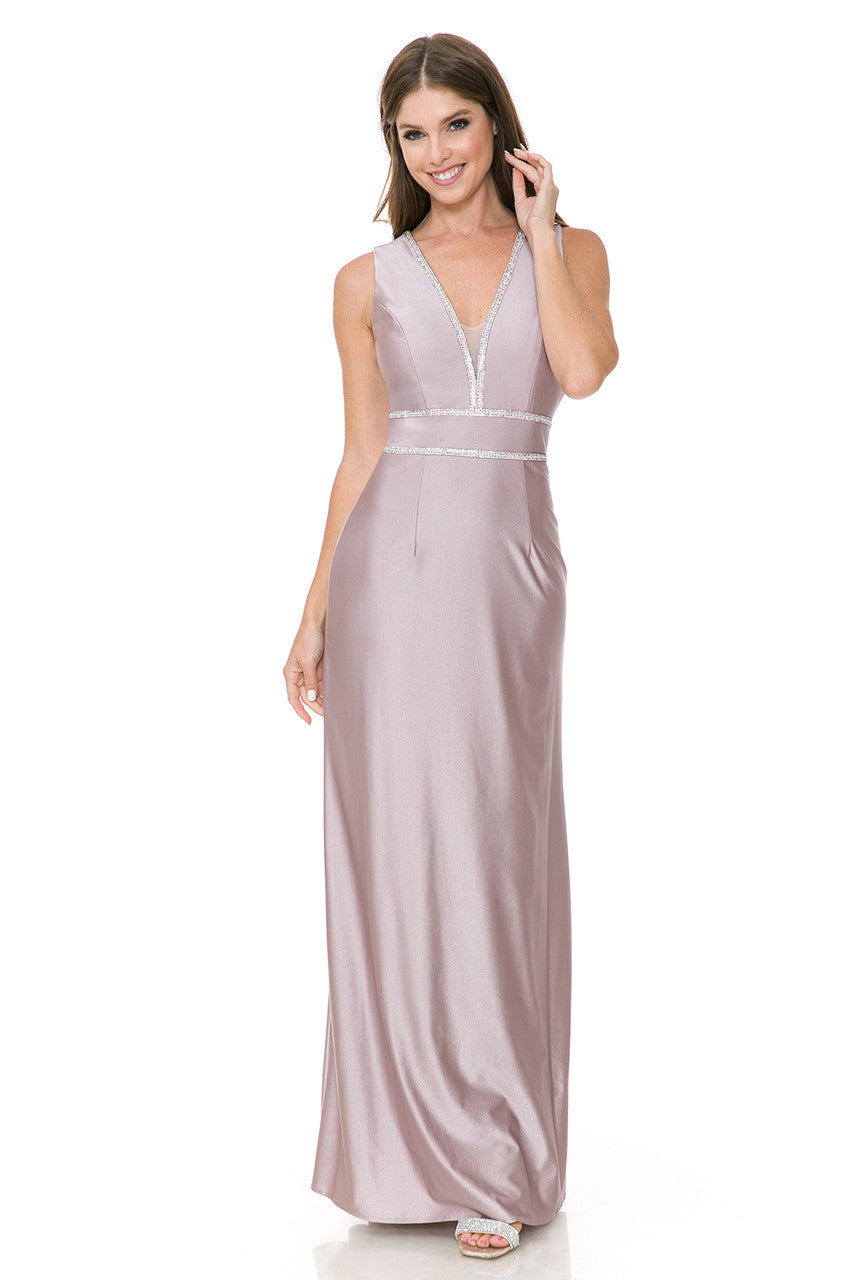 Formal Dresses Long Formal Evening Dress Lenovia 5254 Dusty Rose