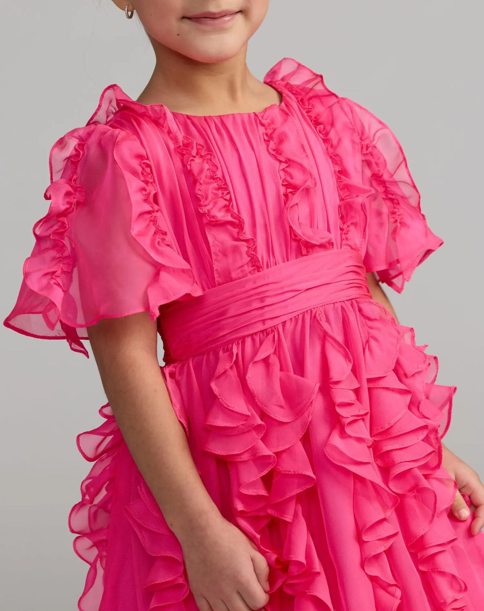 Crew/High-Neck Knee-Length Chiffon Special Occasion A-Line Mac Duggal 68667