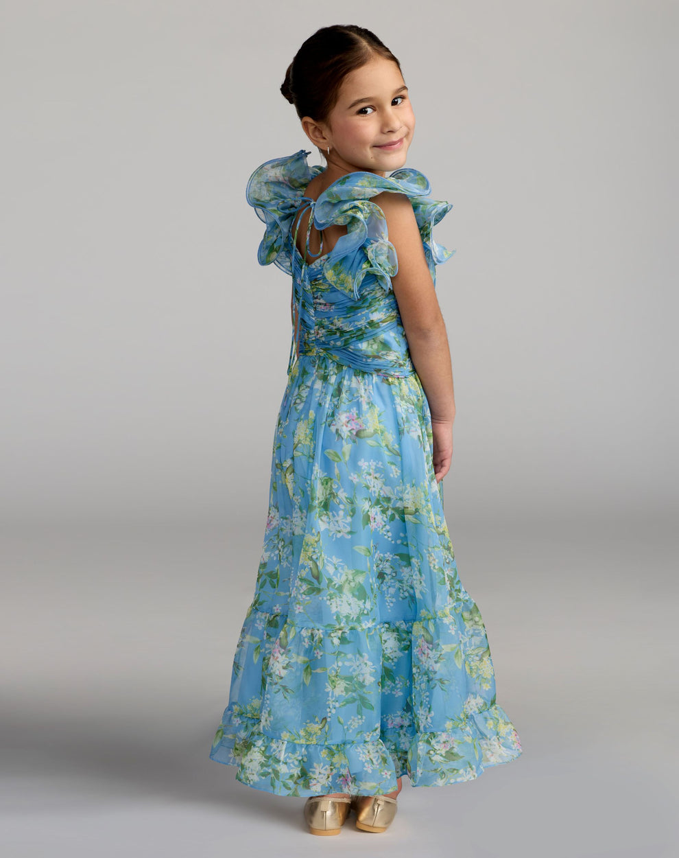 Square Floor-Length Chiffon Special Occasion A-Line Mac Duggal 68669