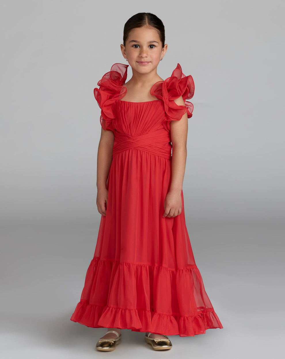 Square Floor-Length Chiffon Special Occasion A-Line Mac Duggal 68669