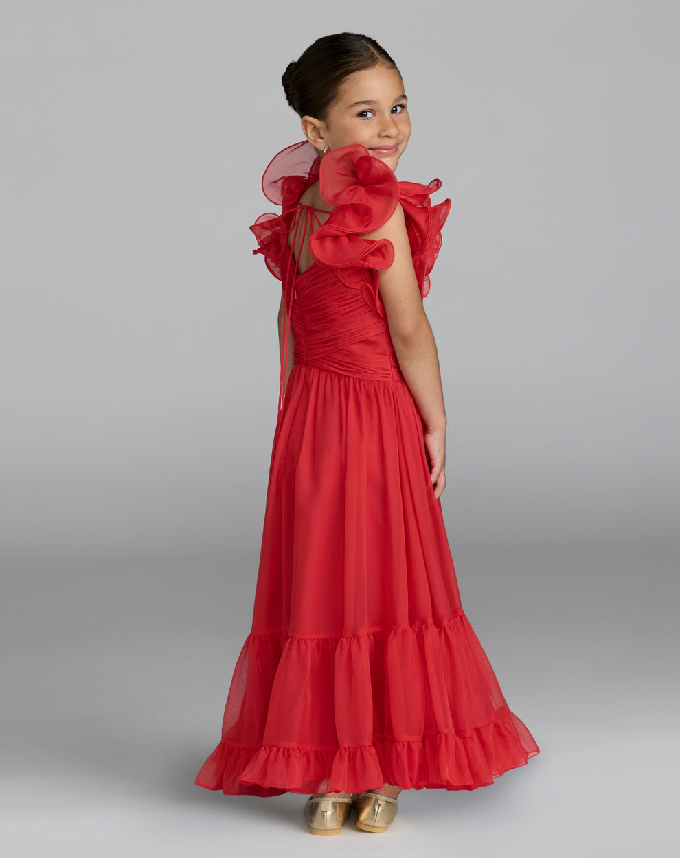 Square Floor-Length Chiffon Special Occasion A-Line Mac Duggal 68669