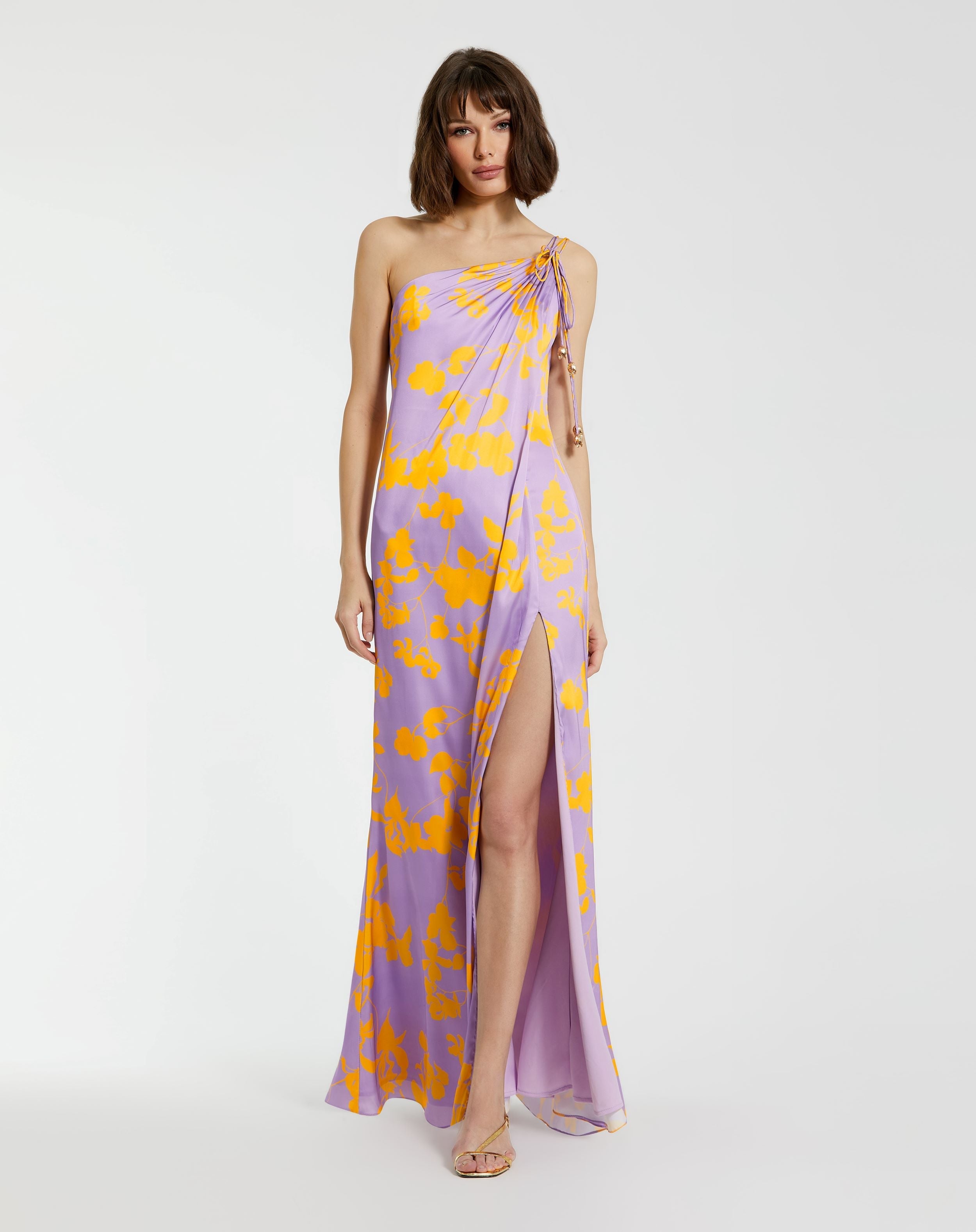 Prom Dresses Long Printed Formal Prom Dress Orchid Multi