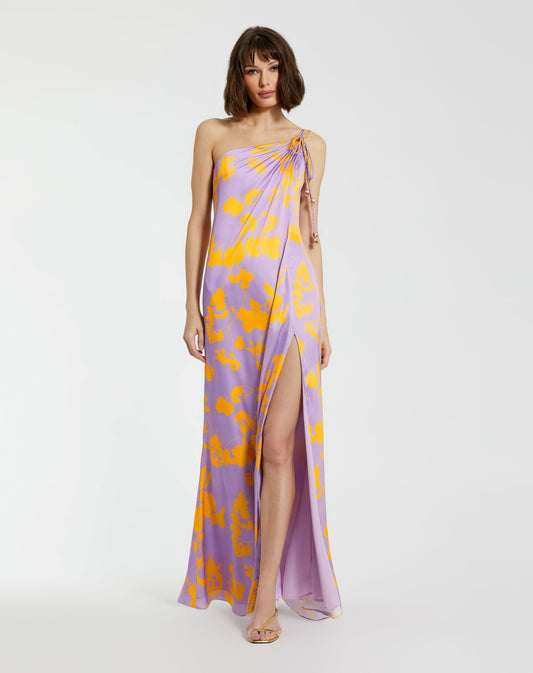 Prom Dresses Long Printed Formal Prom Dress Orchid Multi