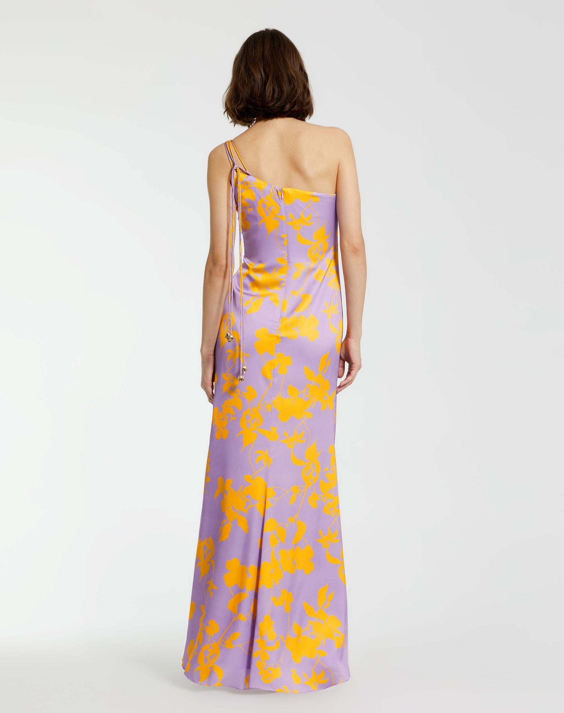 Mac Duggal 68771 Long Printed Formal Prom Dress