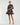 Cocktail Dresses Long Sleeve Sequin Cocktail A Line Mini Dress Black Multi