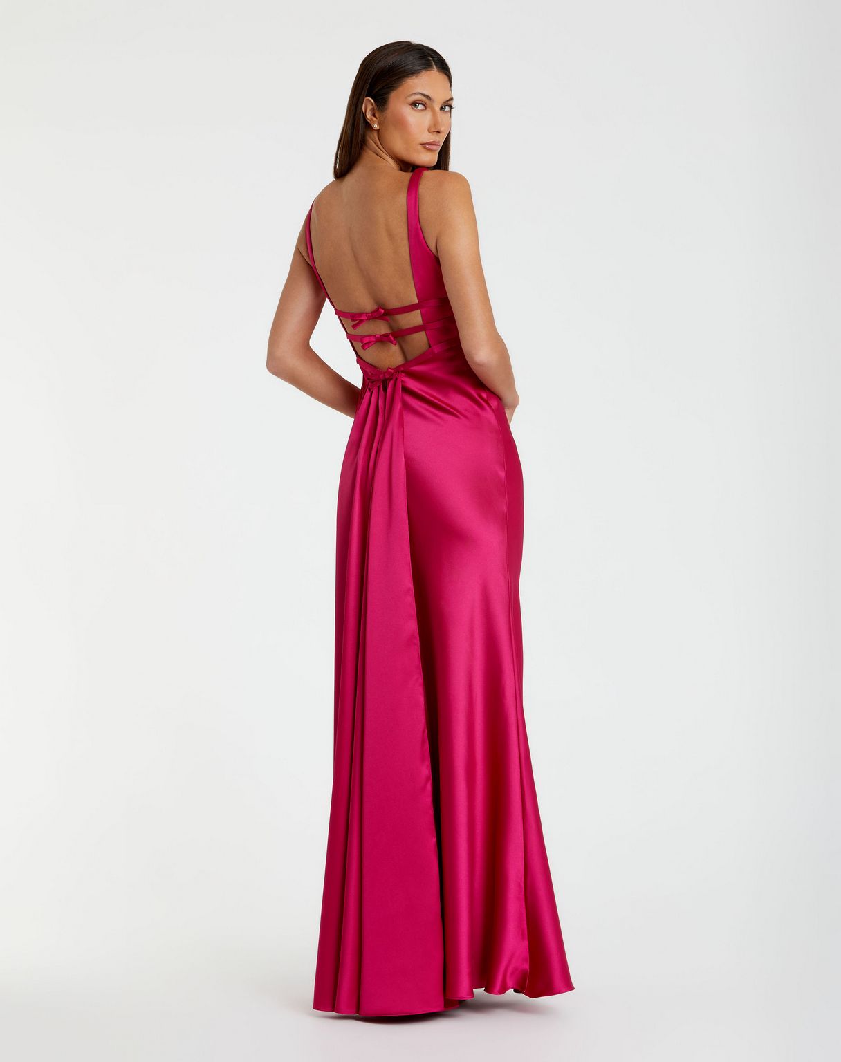 Mac Duggal 68855 Raspberry 2 Sale