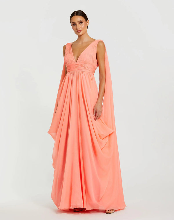Long Evening Dress A Line Mac Duggal 68860
