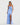 Prom Dresses Fitted Long Formal Ruffle Slit Prom Dress Ice Blue