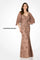 Mother of the Bride Dresses Long Mother of the Bride Formal Sequin Dress Cappucino